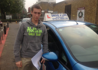 male learner driver